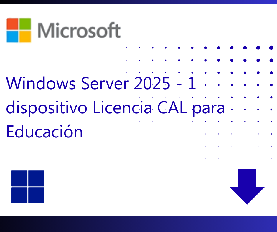Windows Server 2025 cal Educación